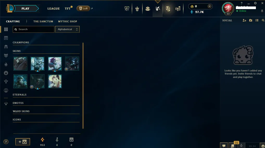 🌎EUW 🔥S15⭐️Bornze 1 🏆40 Champion 🔥2 Owend ☢️ 7 Skins Shard🔥27k+ BE🔥Honor 4 ✅Unverified Email🚀instant delivery